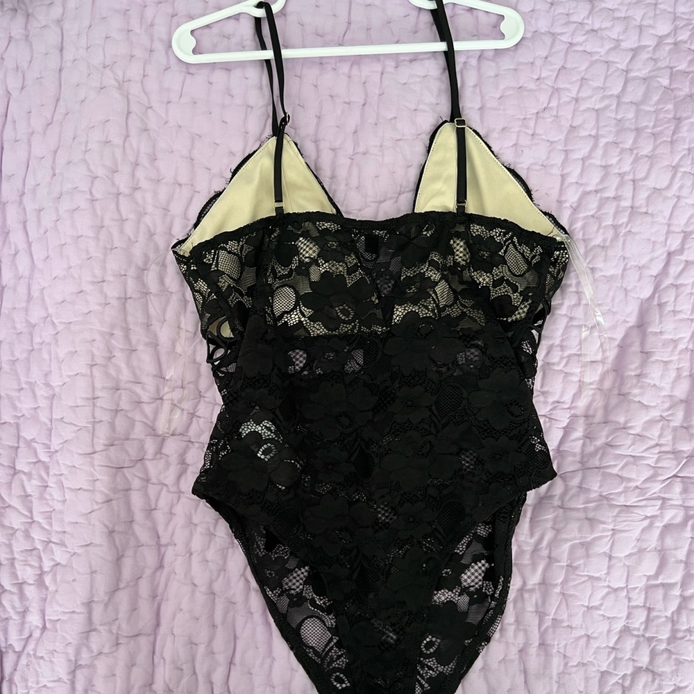 Fashion nova Black Lace body suit